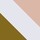 White & Olive Green & Pink